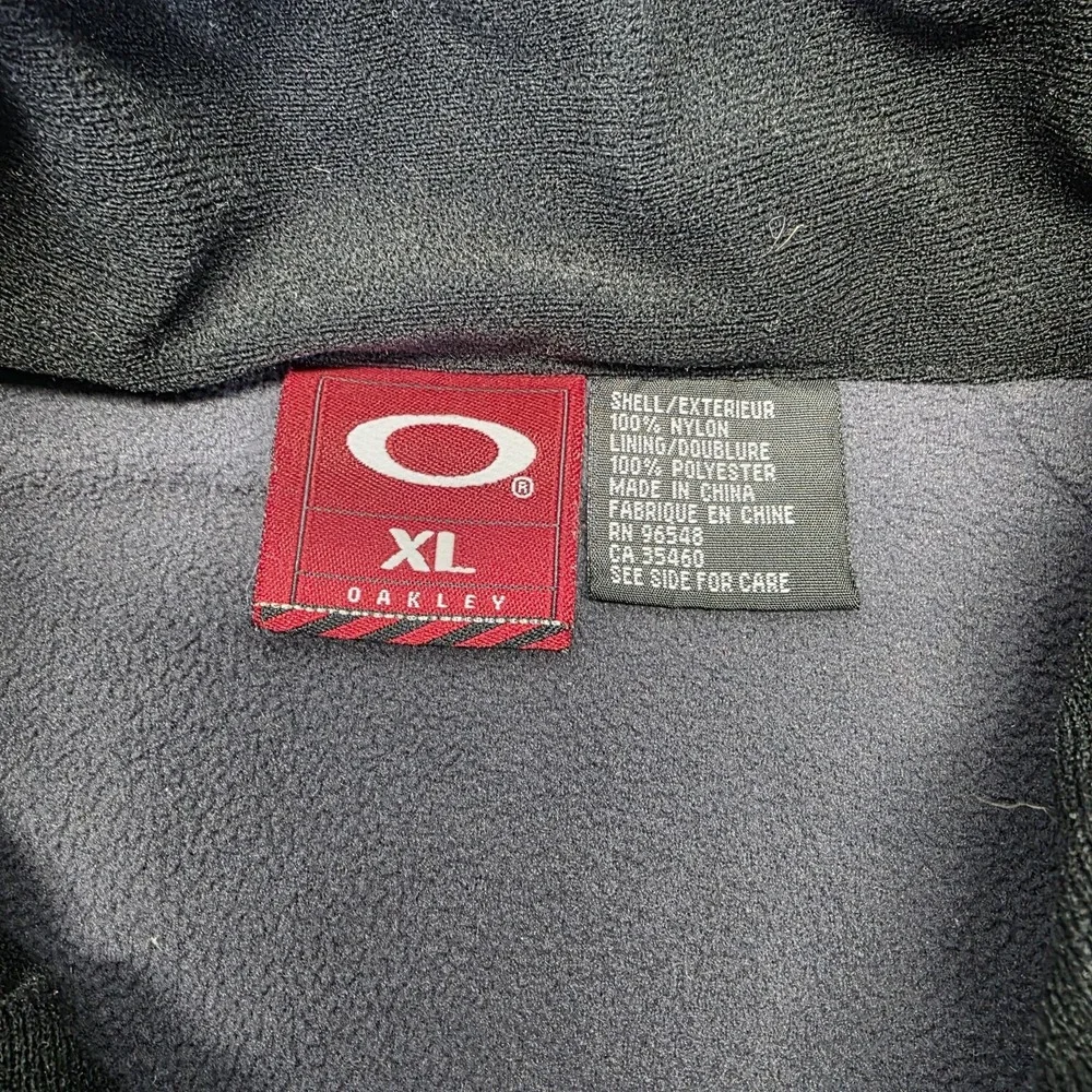 Vintage Oakley Software Fleece Vest Gray Men's Size Extra Large Y2K